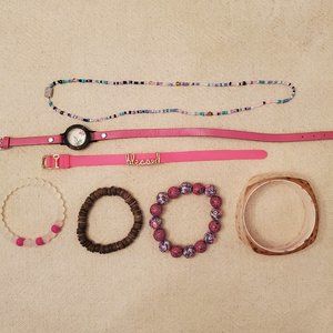 7 Piece Bundle of Colorful Jewelry